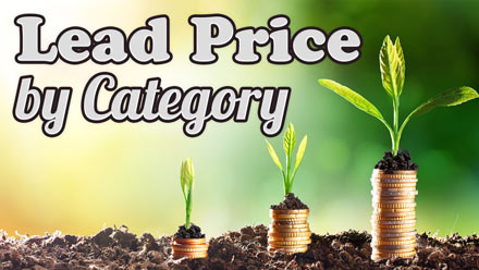 Lead Price by Category - Website Directory Theme