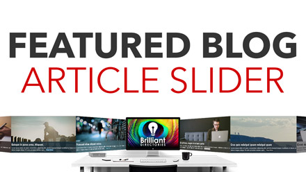 Featured Blog Article Slider - Website Directory Theme