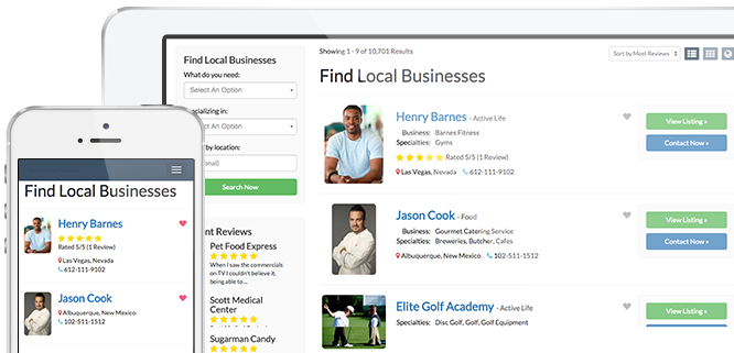 easy business directory template