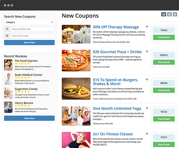 Directory Theme - Coupons and Deals Directory