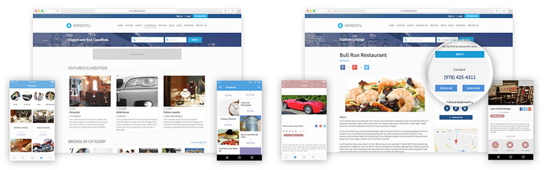 eDirectory Mobile Responsive