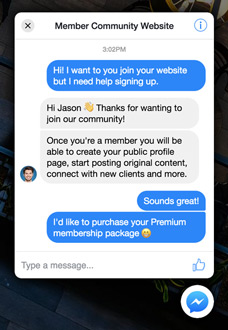 Facebook Website Chat