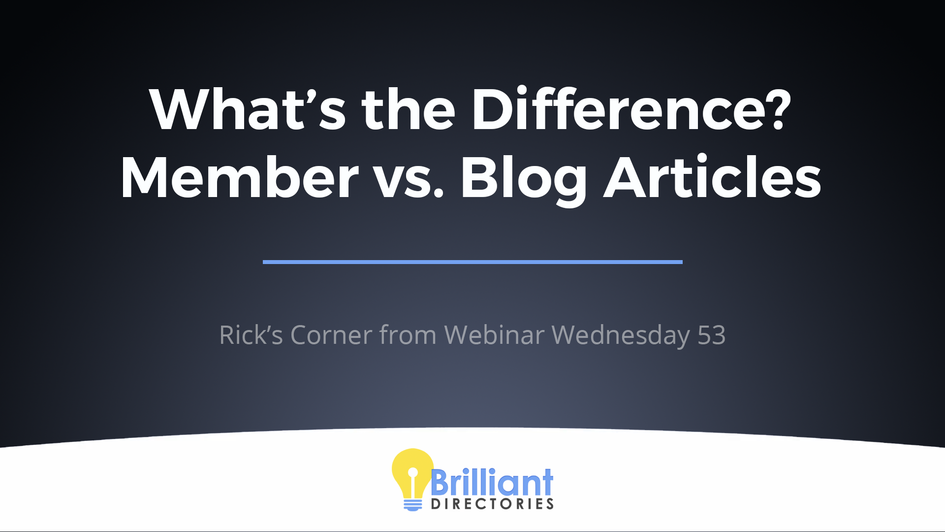 What’s the Difference Between Member Articles vs. Blog Articles for Your Directory Website?