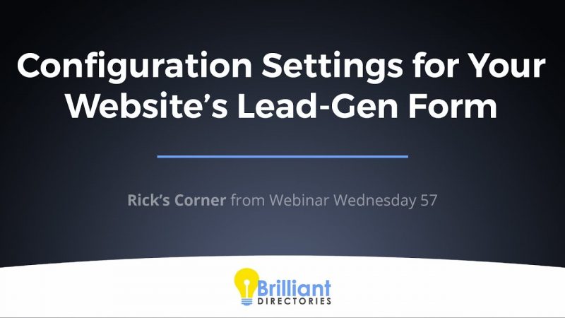 Essential Configuration Settings to Maximize Lead Conversions on Your Business Directory Website
