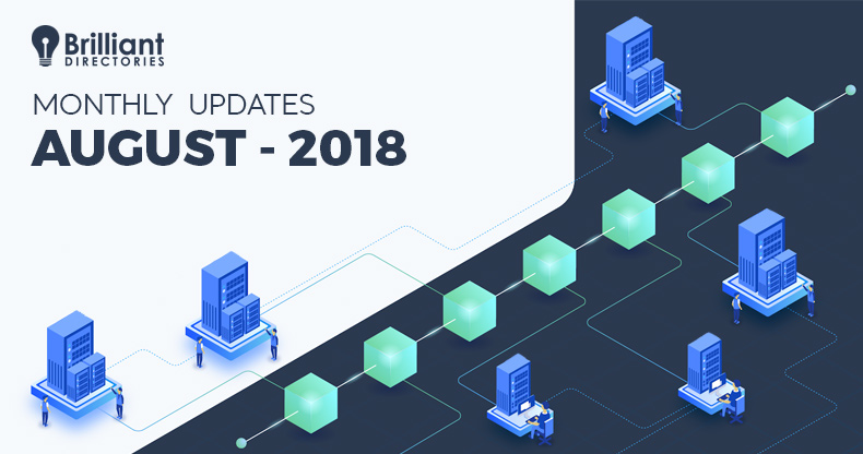 August 2018 – Monthly Changelog