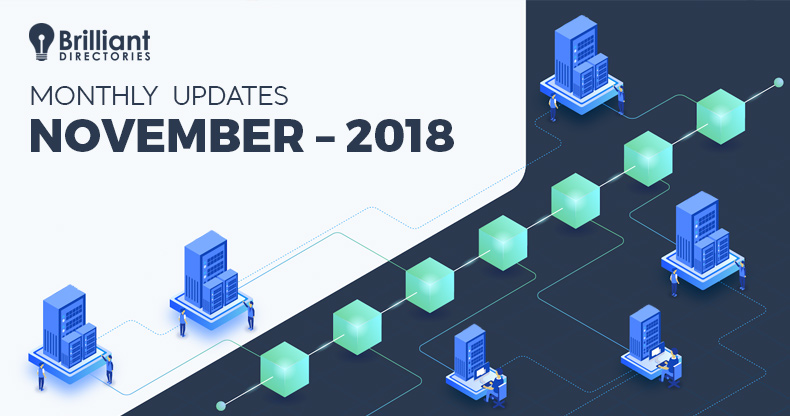 November 2018 – Monthly Changelog