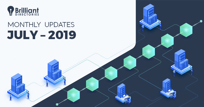 July 2019 – Monthly Changelog