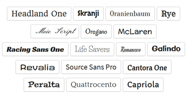 Google Fonts Web Pack