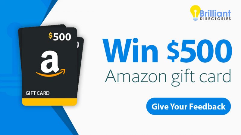 Win A 500 Amazon Gift Card Brilliant Directories