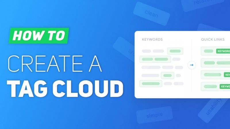 How to Create Tag Clouds for Quick Links