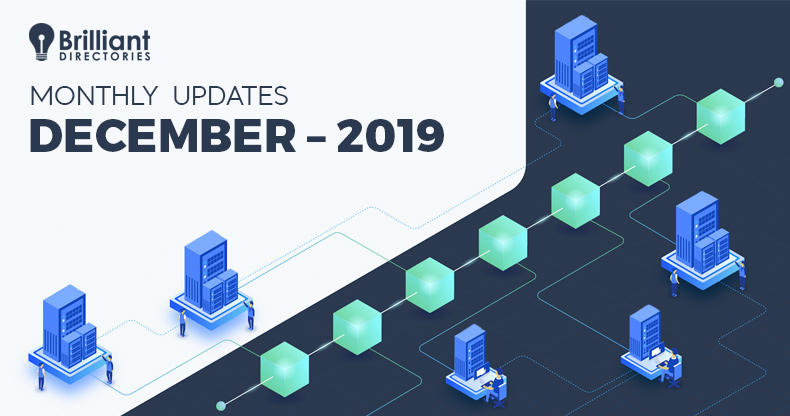 December 2019 – Monthly Changelog