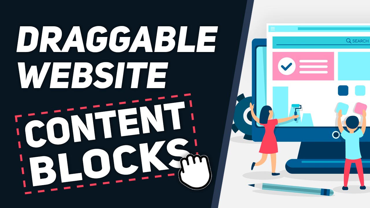 DESIGN: Easily Create Modern Web Pages with Draggable Content Blocks
