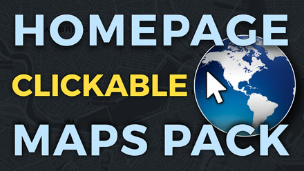 Homepage Clickable Maps Pack - Website Directory Theme