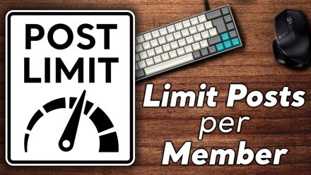 Limit Posts per Member - Website Directory Theme