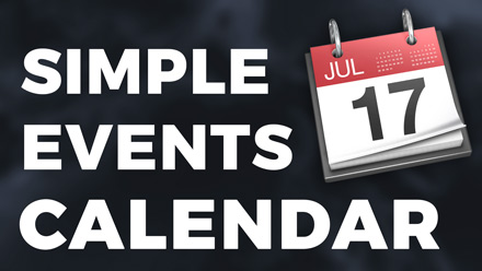 Simple Events Calendar - Website Directory Theme