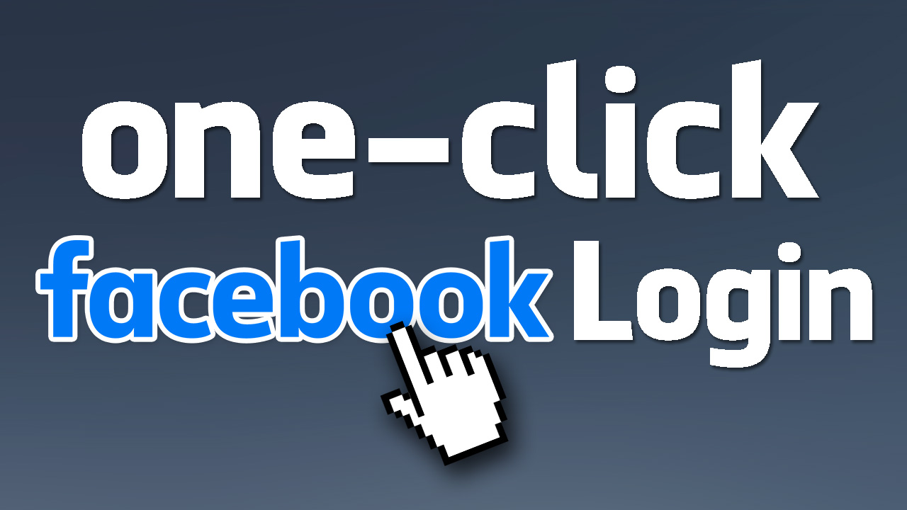 Login in with facebook