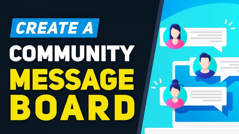 Create a Community Message Board on Your Membership Website