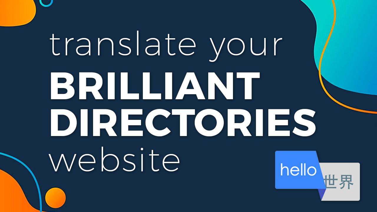 How to Translate Your Brilliant Directories Website