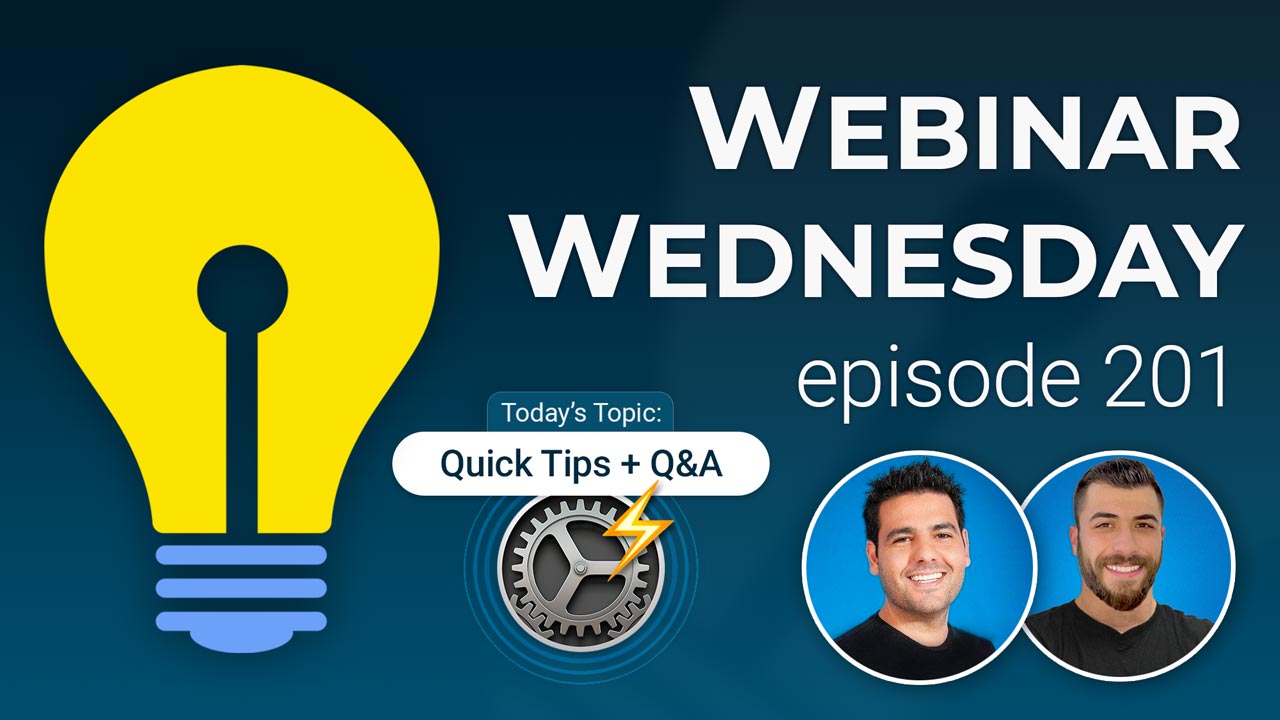 Webinar Wednesday 201 <small>– May 28, 2025</small>