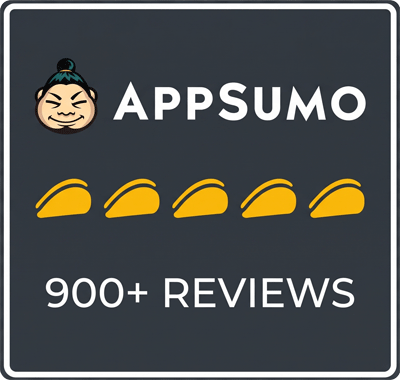 AppSumo — 4.9 out of 5 from 900+ reviews